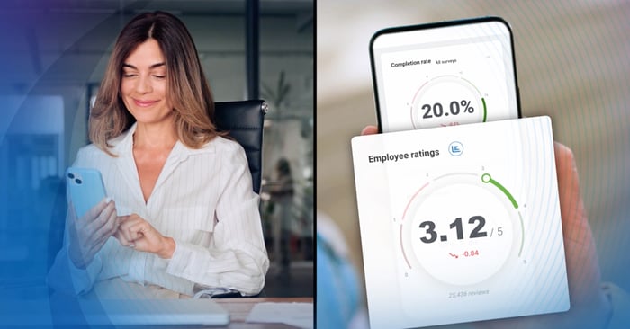 macorva employee ratings dashboard in phone