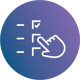 list checkbox hand icon