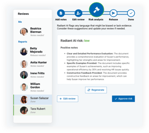 macorva ai performance review workflow risk analysis