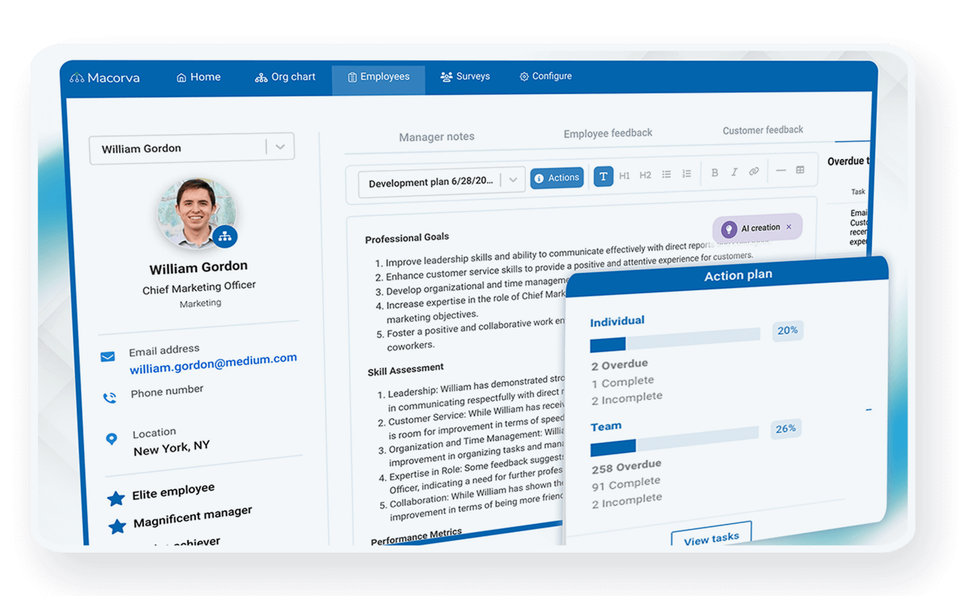 macorva-ex-actionable-roadmap-screenshot
