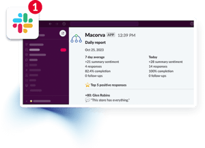 macorva slack survey notifications