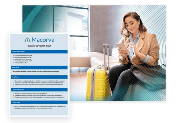 Macorva CX guest experience scorecard