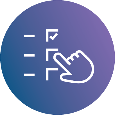 list-checkbox-hand-purple-circle-icon