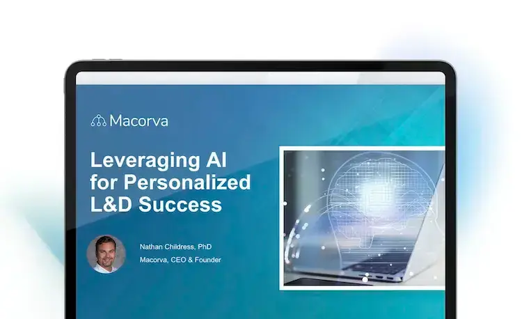 Webinar: Leveraging AI for Personalized Learning & Development Success